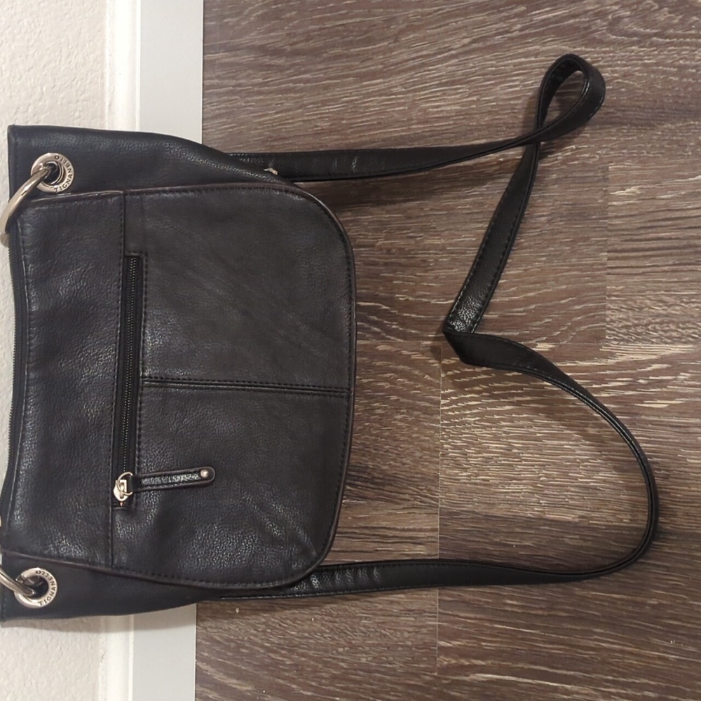 Tignanello Black Shouder Bag